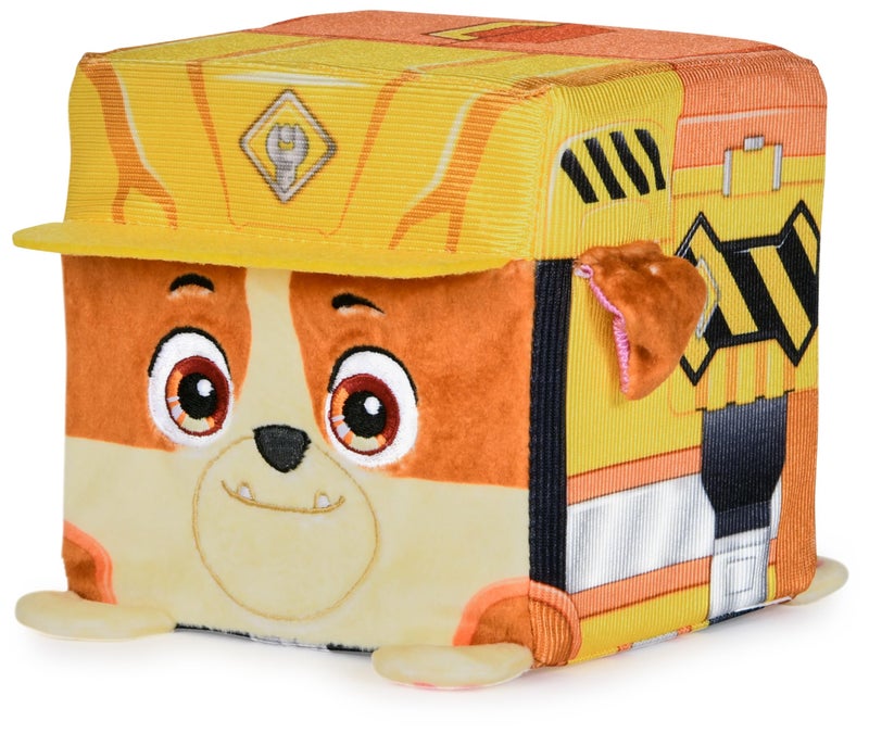 Rubble & Crew Rubble Crew Stuffed Animals Rubble 4Inch CubeShaped Plush Toy for Kids Ages 3 and Up - Image 3