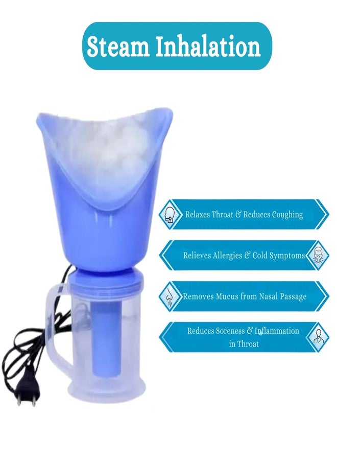 VELORA 3 In 1 Multi-Purpose Steam Vaporizer: Inhaler for Cough & Cold Relief, Facial & Nose Steamer for Adults (Multicolor) - Image 5