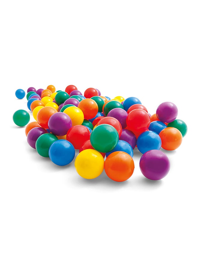 Intex Fun Ballz 100-Piece Set with Carry Bag – 6.5 cm Colorful Balls for Kids For Pools & Play Areas - Image 3