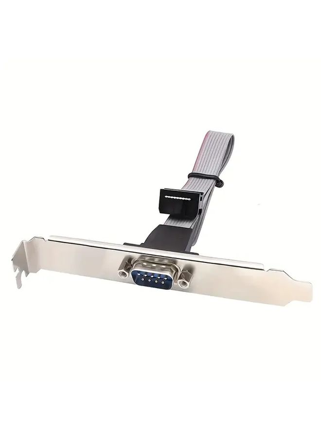 1pc DB9 Male Serial Cable 9 Pin Connector Motherboard Serial Lead - Image 1