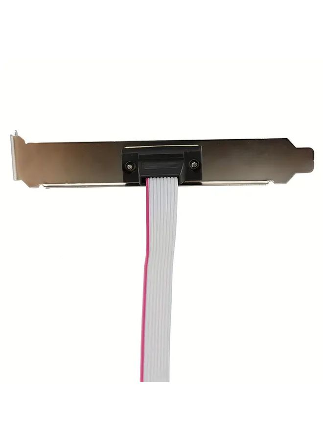 1pc DB9 Male Serial Cable 9 Pin Connector Motherboard Serial Lead - Image 4