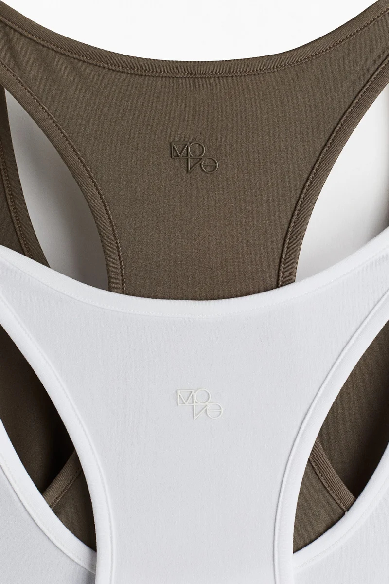 H&M 2-pack DryMove™ sports vest tops
