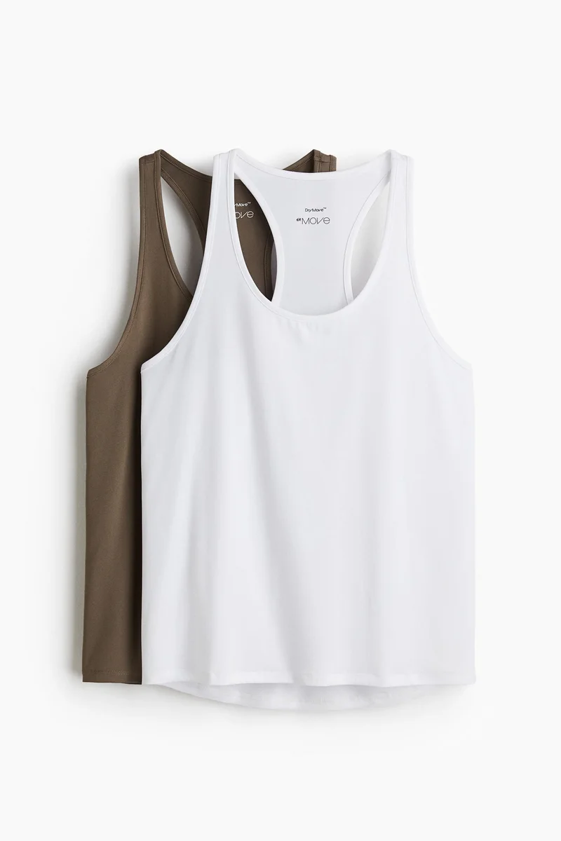 H&M 2-pack DryMove™ sports vest tops