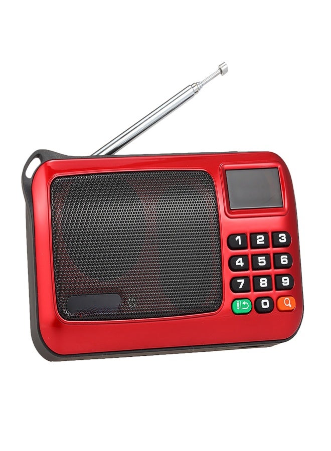Rolton W405 FM Digital Radio Portable USB Wired Computer Speaker HiFi Stereo Receiver w/ Flashlight LED Display Support TF Music Play - Image 1