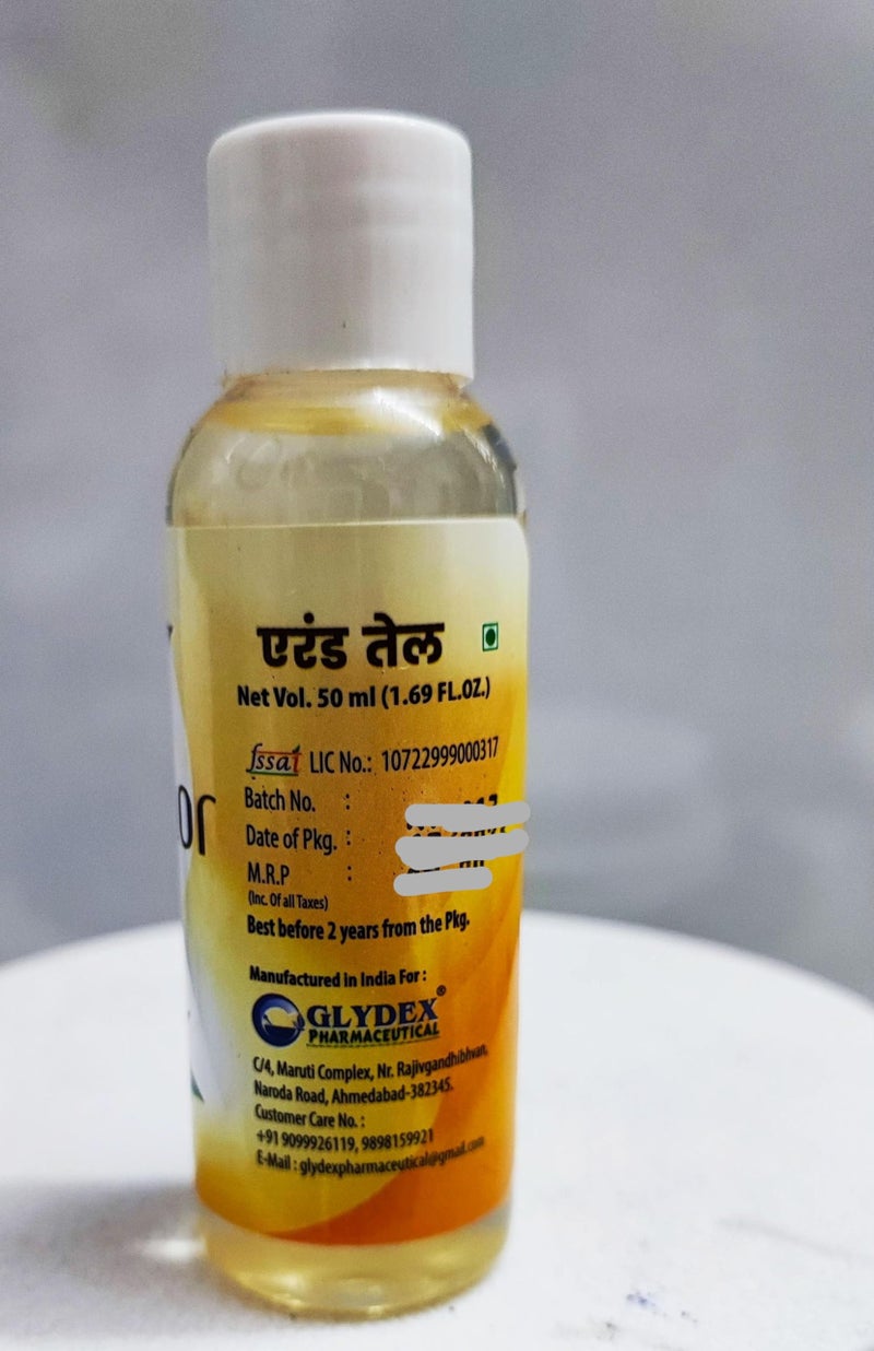 Bluekites Castor Oil for Hair Growth and Skin Moisturizing 50ml Pack of 6 - Image 2