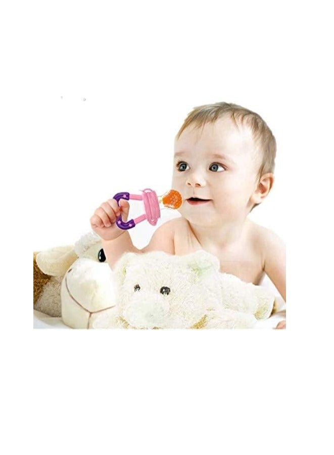 2pcs Baby Food Feeder Fruit Feeder Infant Pacifier Feeder Baby Supplies, Random Color - Image 3