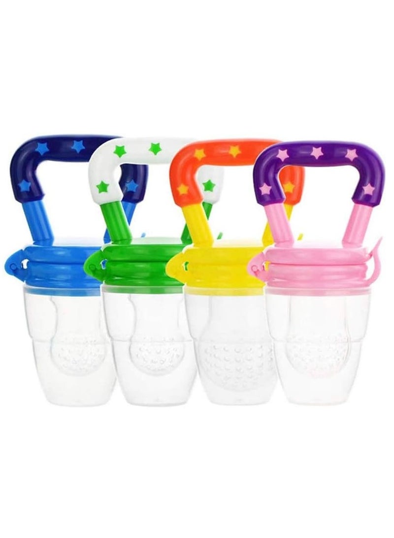 2pcs Baby Food Feeder Fruit Feeder Infant Pacifier Feeder Baby Supplies, Random Color - Image 2