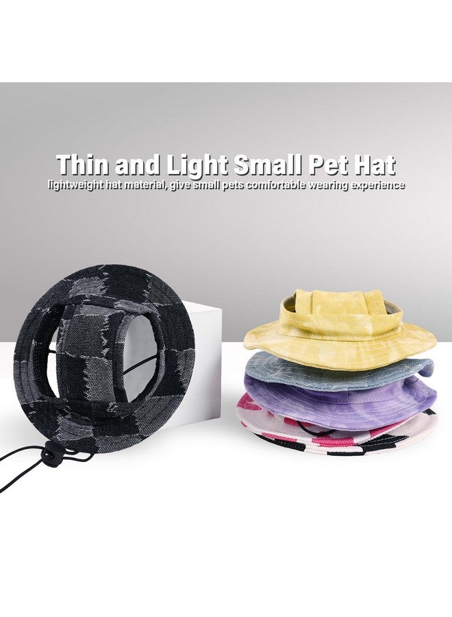 دينتران قبعات القطط للقطط فقط، قبعات رعاة البقر للقطط مع فتحات للأذن، زي حفلات عيد ميلاد الحيوانات الأليفة الصغيرة، غطاء رأس للقطط، قبعة رعاة البقر الصغيرة، قبعة سومبريرو مضحكة للقطط الصغيرة، قبعة بيني شيواوا، ديكورات الحفلات - Image 5