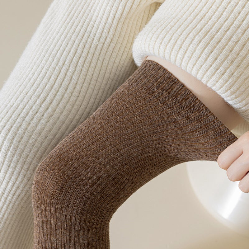 Generic Compression Over-Knee Socks Anti-odor Slimming Women White - Image 4