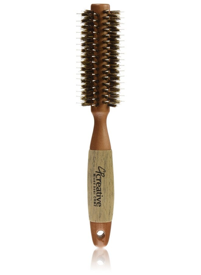 Creative Hair Brushes Sm Md Classic Round Sustainable Wood 1.75 