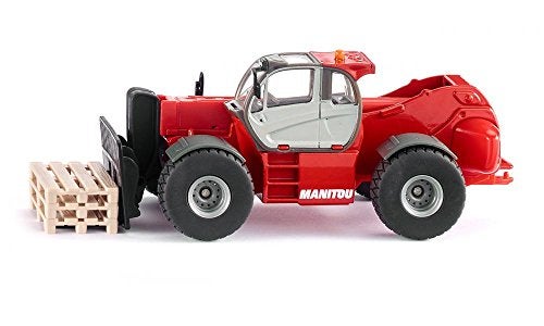 Siku 3507 Manitou MHT 10230 Telescopic Handler 150 MetalPlastic Red Incl 3 pallets - Image 1
