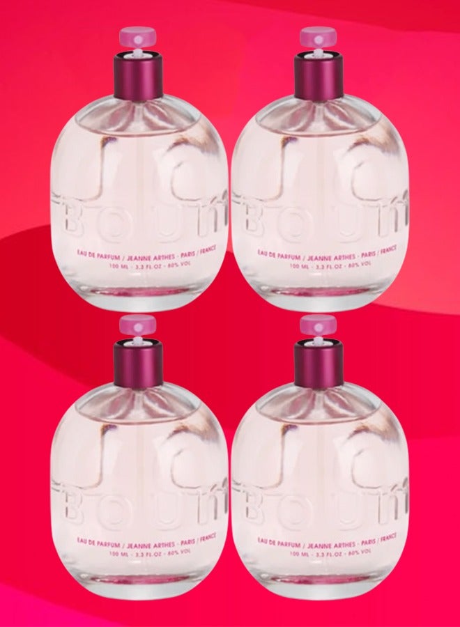 Boum 4 Pieces Jeanne Arthes Paris EDP 100ML - Image 1