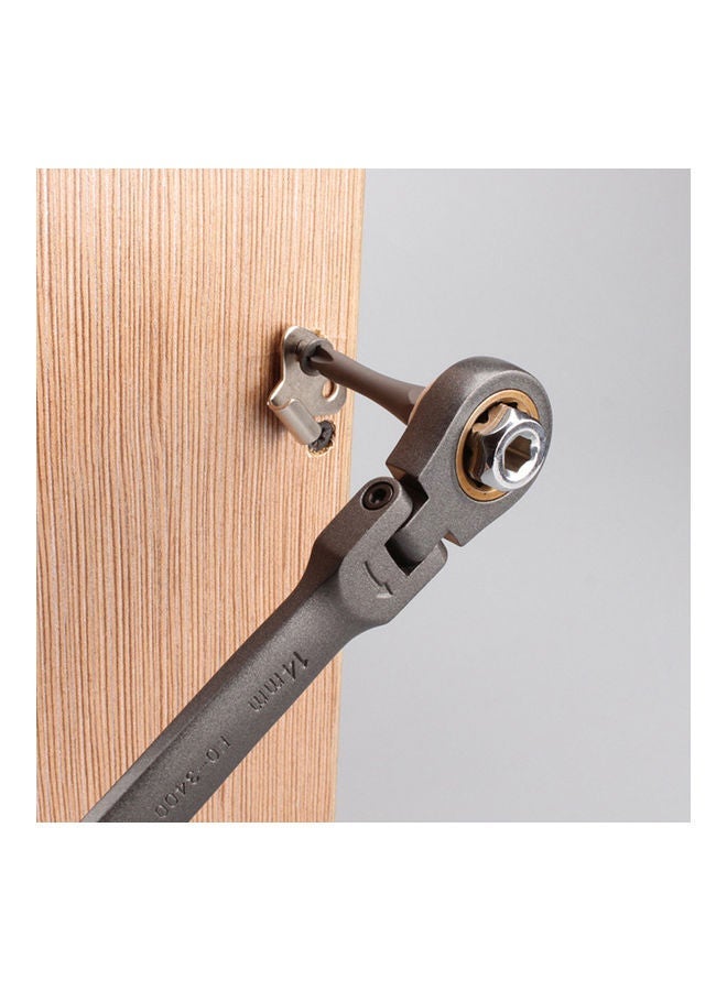 NIBEMINENT 23-Piece Multi-Angle Ratchet Wrench Bits Set Grey/Black - Image 3