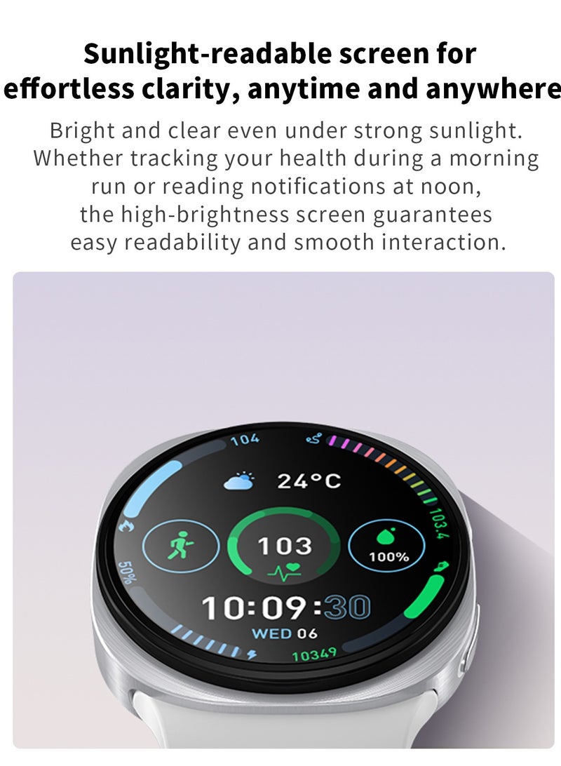 general Galaxy Watch 8 (2025) 40mm Bluetooth smartwatch, air cushion design, fitness tracker, sleep coach, running coach, energy score, heart rate tracking, graphite - Image 4