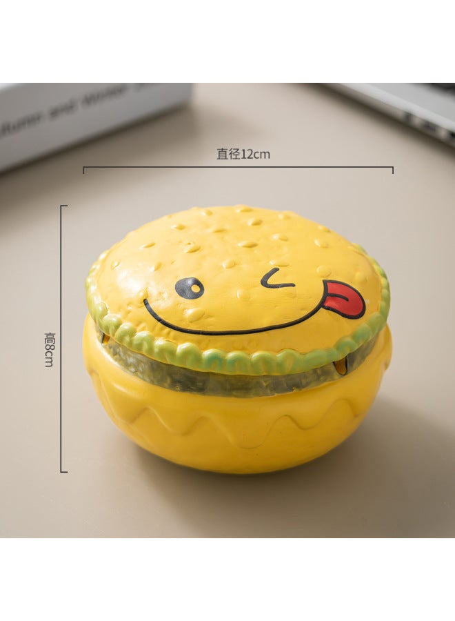 Ceramic Ashtray For Home Use, Cute, High-end, Light Luxury, Simple, Hotel Business Style, Simple Ashtray, Creative Ashtray