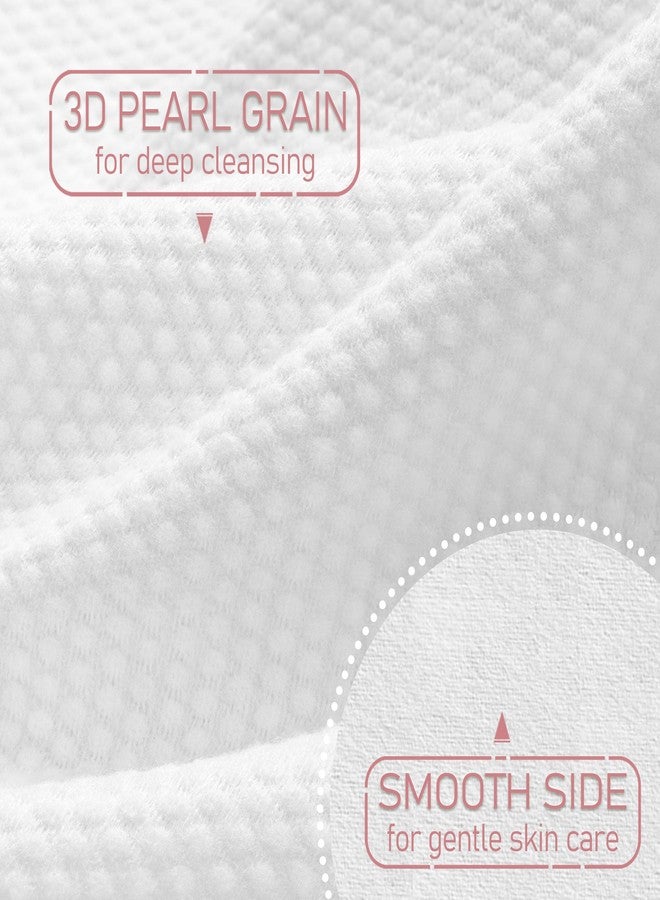 WOWOTEX 100% Cotton Disposable Face Towel 100 Count 10x12 Inch | Biodegradable Thick Soft One Time Use Dry Wipes for Sensitive Skin, Baby Care, Facial Cleaning, Makeup Removal - Image 5