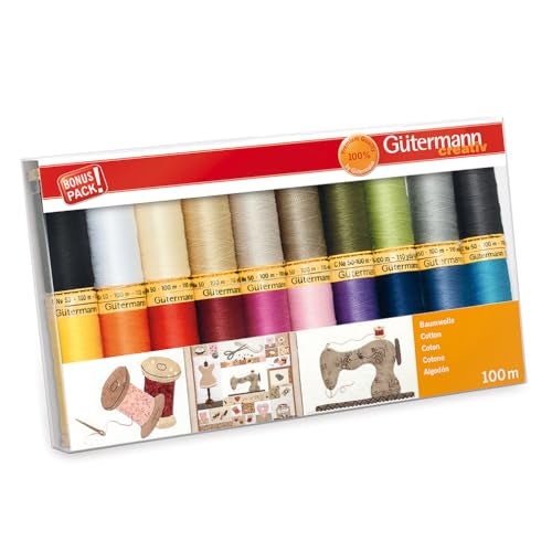 Gutermann Thread Set, Multi-Colour, 100 m - Image 1