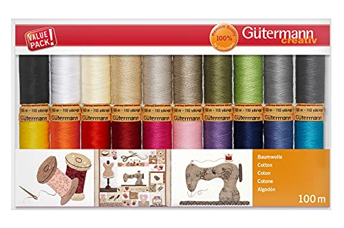 Gutermann Thread Set, Multi-Colour, 100 m - Image 2