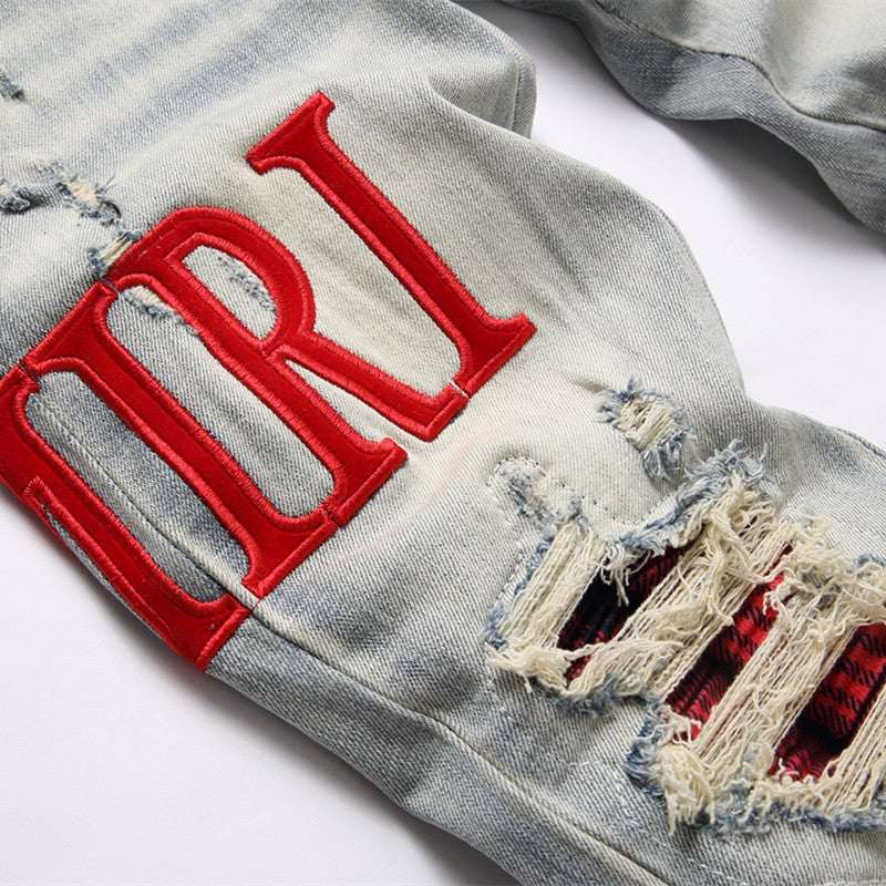 Unisex Classic Denim Jeans Loose Fit Daily Outdoor Wear - Image 5