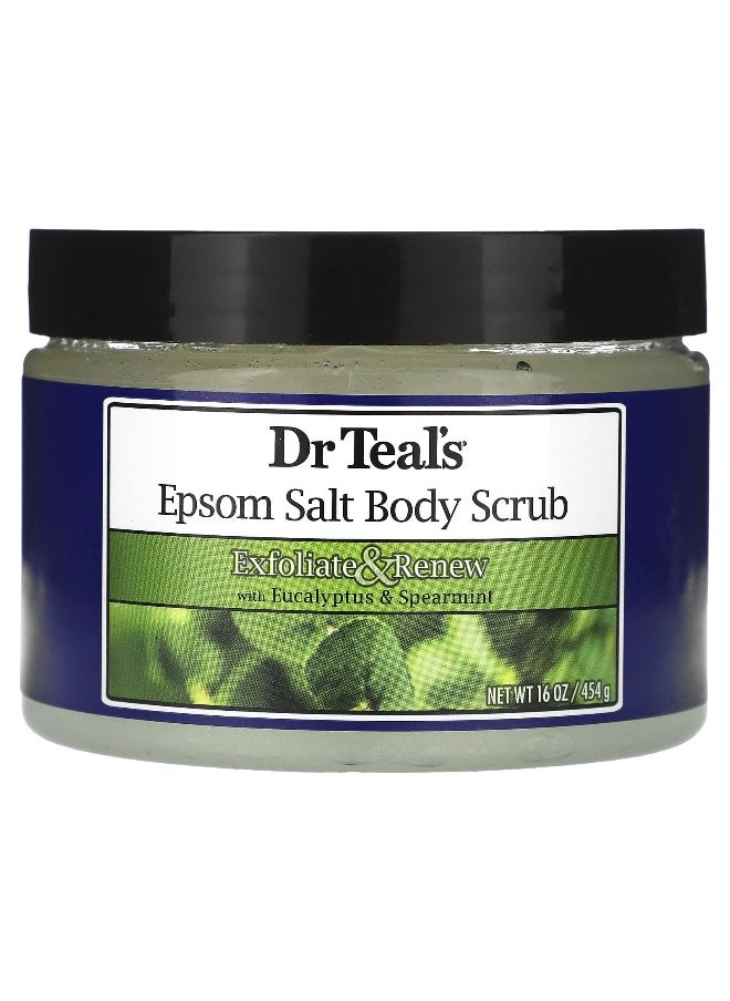 Dr. Teals Dr. Teal's, Epsom Salt Body Scrub, Eucalyptus & Spearmint, 16 oz (454 g)  - Image 1