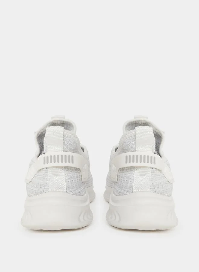 Take Two Take Two Textured Lace Up Sneakers