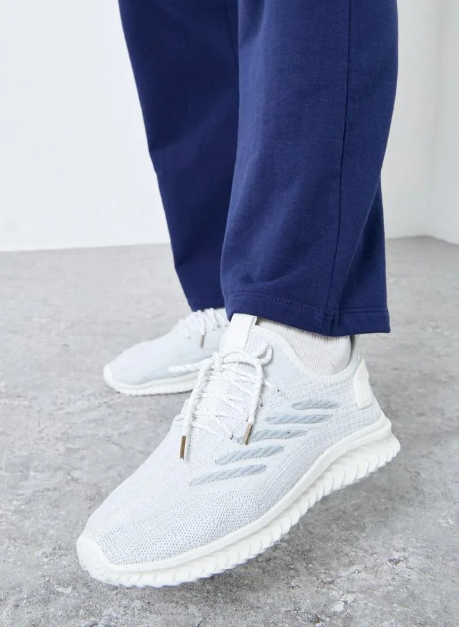 Take Two Take Two Textured Lace Up Sneakers