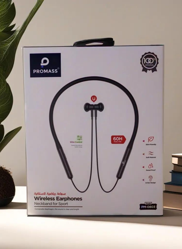 PROMASS Wireless Earphones Neckband for Sports - Image 1