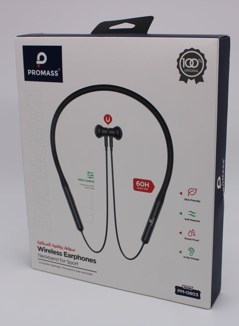 PROMASS Wireless Earphones Neckband for Sports - Image 2