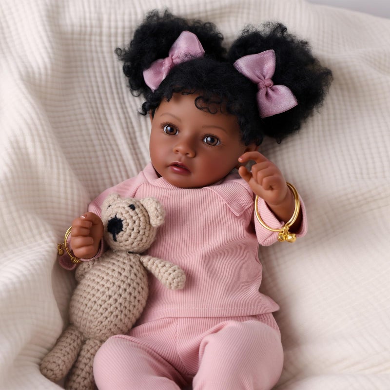 BABESIDE Drink and Wet Reborn Baby Dolls,20 Inch Lifelike Handmade Soft Vinyl Realistic Baby Doll, Can Drink & Pee, Poseable Real Life Baby Doll with Clothes and Toy Gift for Kids Age 3+ - Image 4