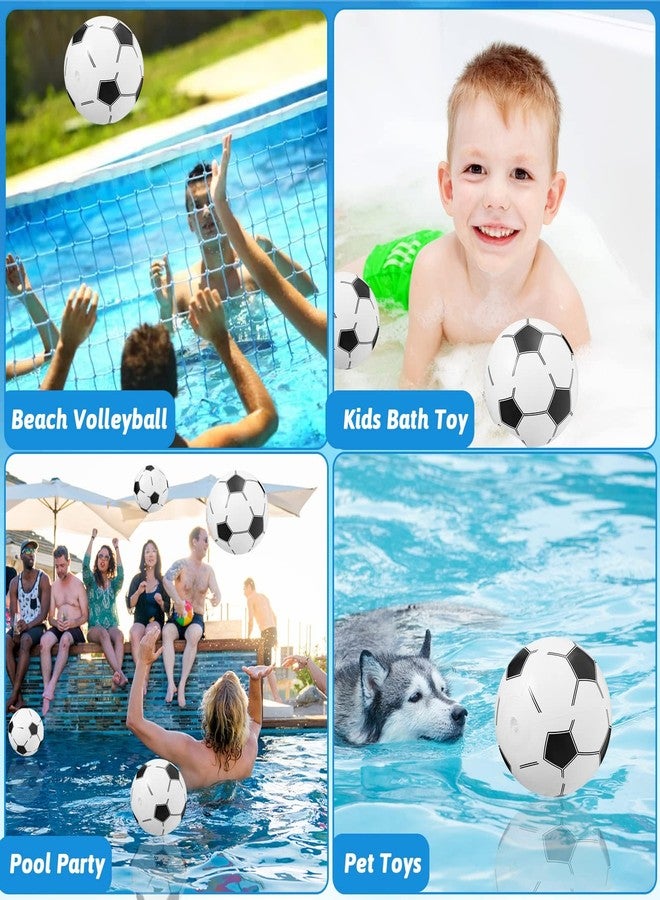 WELLVO مجموعة WELLVO من 24 كرة قدم شاطئية قابلة للنفخ مقاس 12 بوصة - هدايا حفلات الأطفال بالجملة وألعاب خارجية وألعاب حمام السباحة - Image 4