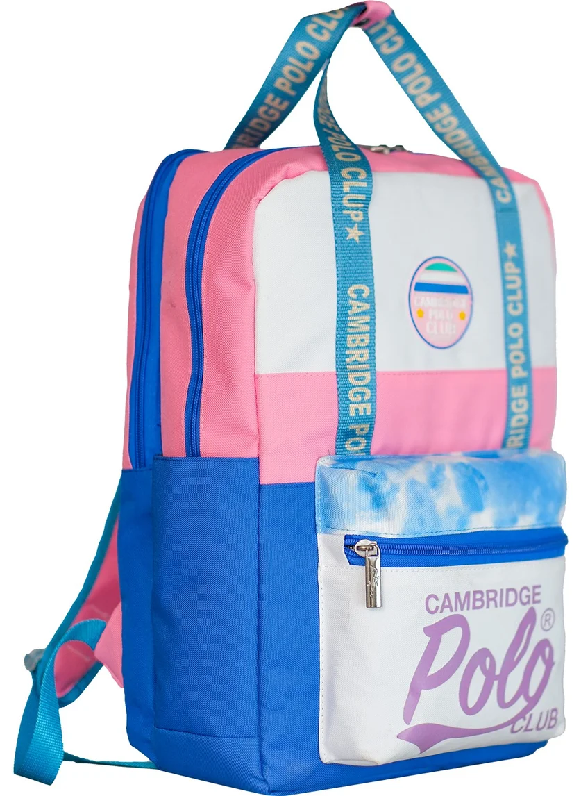 Cambridge Polo Club Shine Three Compartment Girls Primary School Bag