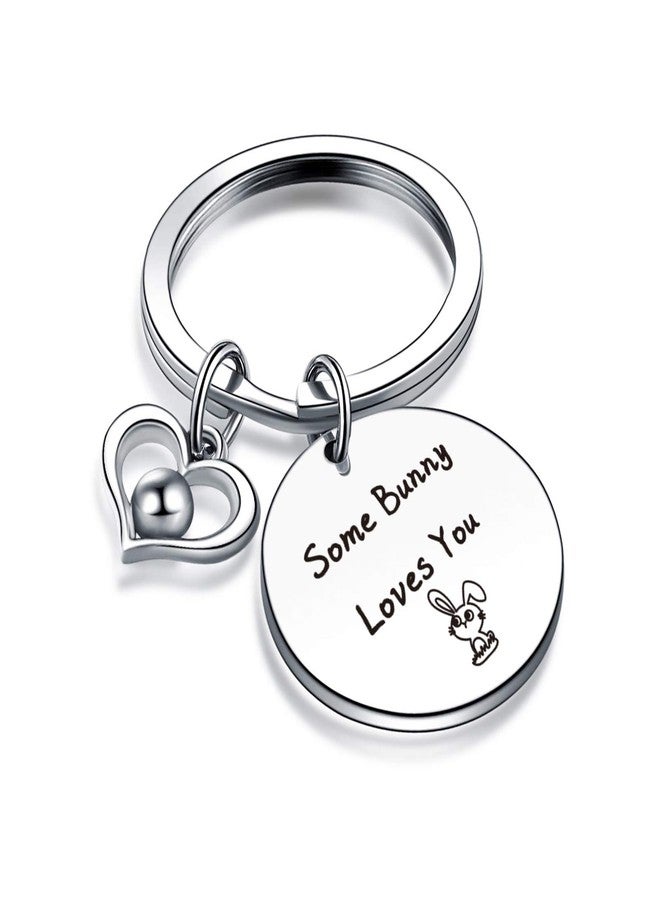 Nothers V.nisy Rabbit Keychain Easter Jewelry Rabbit Lover Keychain Bunny Gift Bunny Themed Jewelry Bunny Lady Gift Bunny Mom Jewelry Bunny Lover Gift Bunny Charm Keychain - Image 1