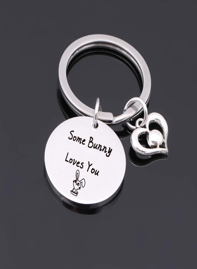 Nothers V.nisy Rabbit Keychain Easter Jewelry Rabbit Lover Keychain Bunny Gift Bunny Themed Jewelry Bunny Lady Gift Bunny Mom Jewelry Bunny Lover Gift Bunny Charm Keychain - Image 3