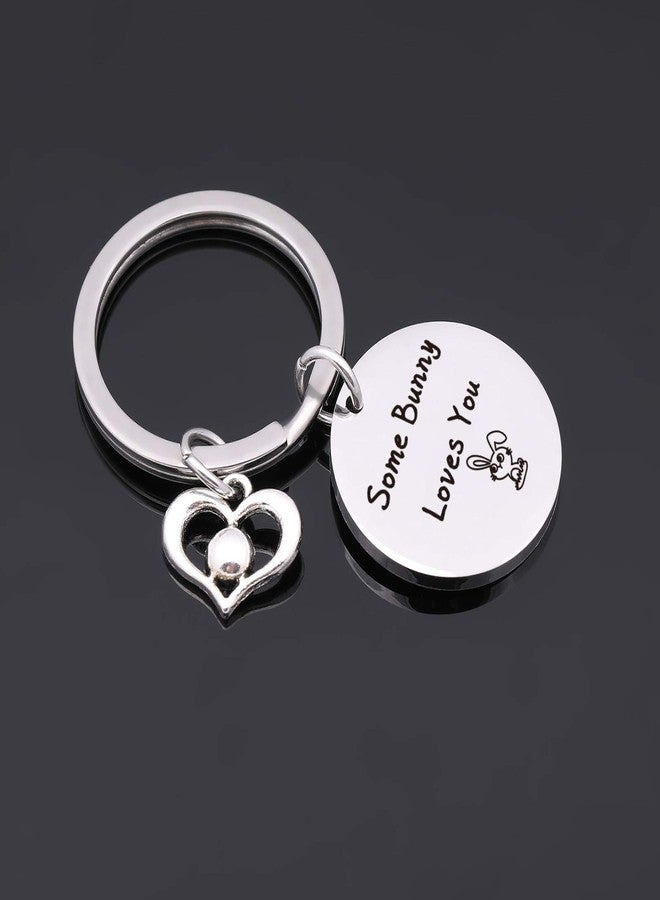 Nothers V.nisy Rabbit Keychain Easter Jewelry Rabbit Lover Keychain Bunny Gift Bunny Themed Jewelry Bunny Lady Gift Bunny Mom Jewelry Bunny Lover Gift Bunny Charm Keychain - Image 5