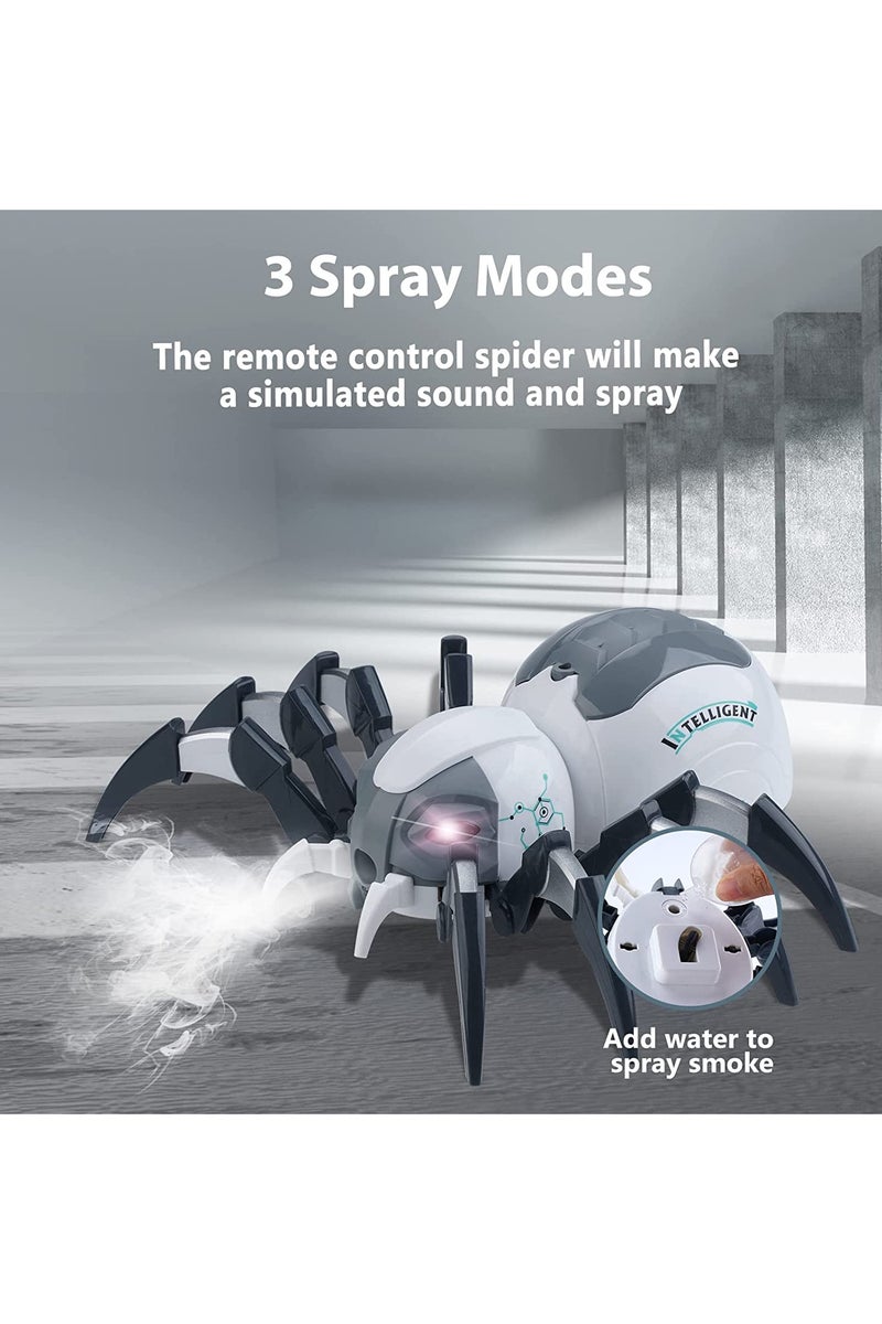 Remote Control Mechanical Spider Toy Realistic design with light and sound effects and steam spray A fun and exciting experience for fans of action and adventure games Perfect as a gift for children and exotic animal lovers! - Image 3