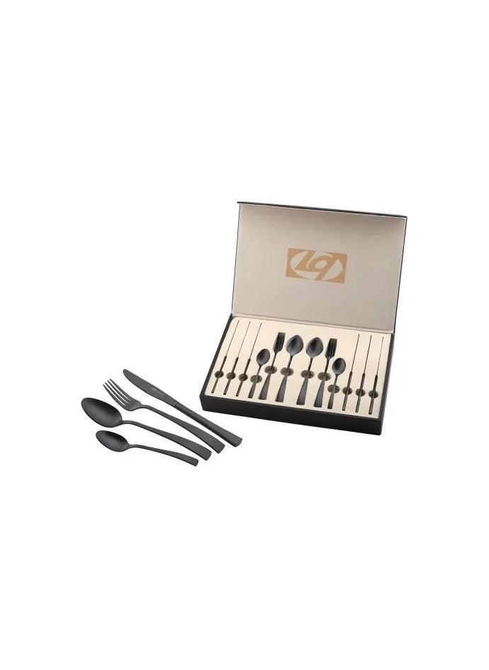 MODERN HOME Set of forks and spoons, 24 pcs, stainless steel, titanium coating DA141C023-TBM  - Image 3