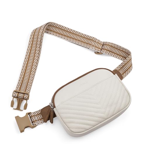 CLUCI Belt Bag for Women, Mini Everywhere Crossbody Waist Bag Adjustable Strap, Vegan Leather Women's Fanny Pack - Image 1