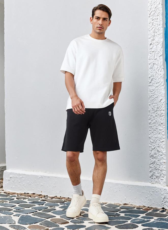 SP Characters NFL Applique Relaxed Fit Shorts with Pockets - Image 2