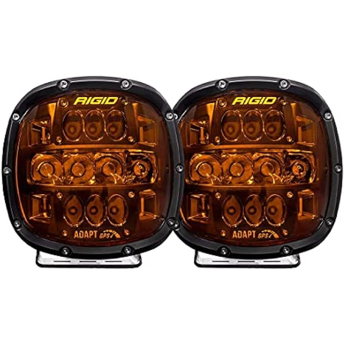 RIGID Industries Adapt Xp Xtreme Led Lights 300515 6 Inch Amber Pro Pair - Image 2
