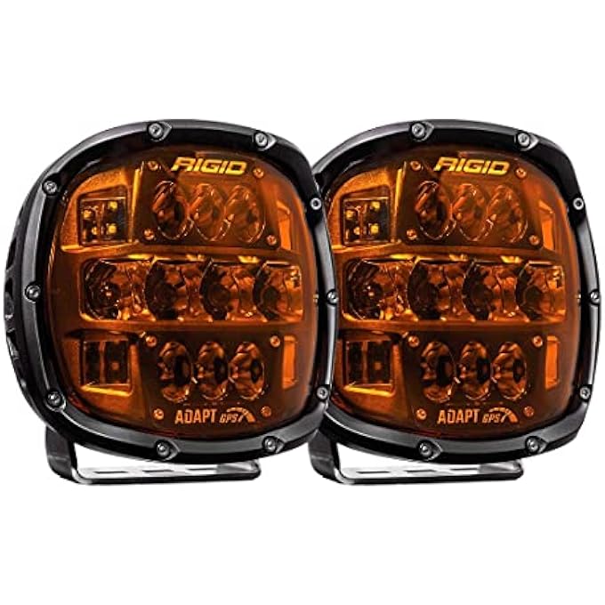 RIGID Industries Adapt Xp Xtreme Led Lights 300515 6 Inch Amber Pro Pair - Image 1