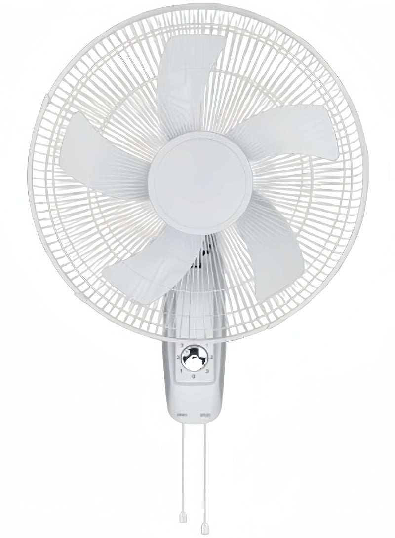 جيجيرو مروحة حائط متذبذبة، مروحة حائط صناعية 16 بوصة 4000 قدم مكعب في الدقيقة مع 3 سرعات، إمالة قابلة للتعديل 45 درجة وتذبذب 70 درجة، مثالية للمنزل وغرفة النوم والصالة الرياضية والمكتب، لون أبيض - Image 1