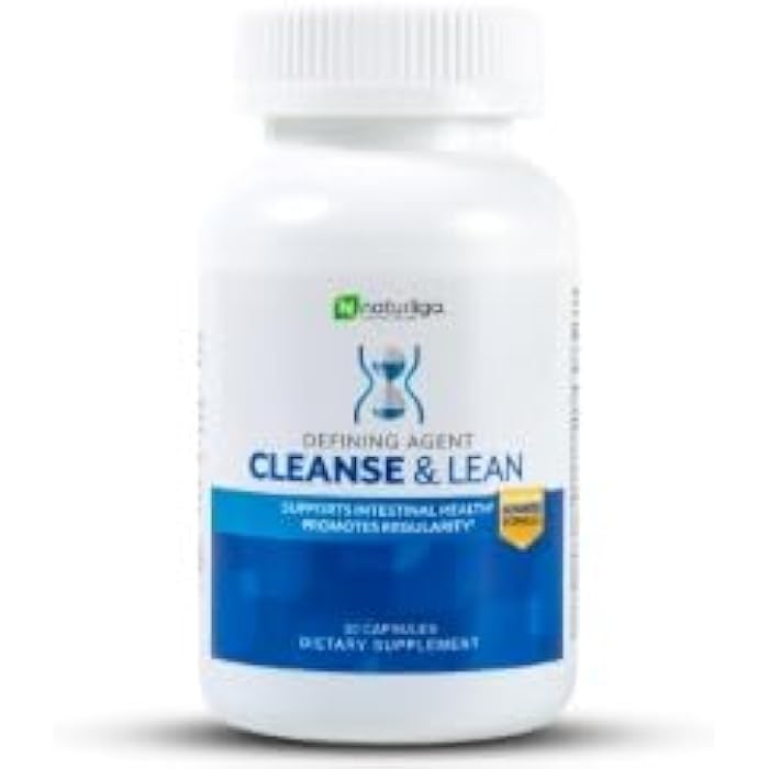 Max Muscle Naturaliga Cleanse and Lean Defining Agent Herbal Cleanse for Regularity w/Natural Detoxifying Ingredients for Gut Health Colon Detox Health and Bloating, 30 Count - Image 1