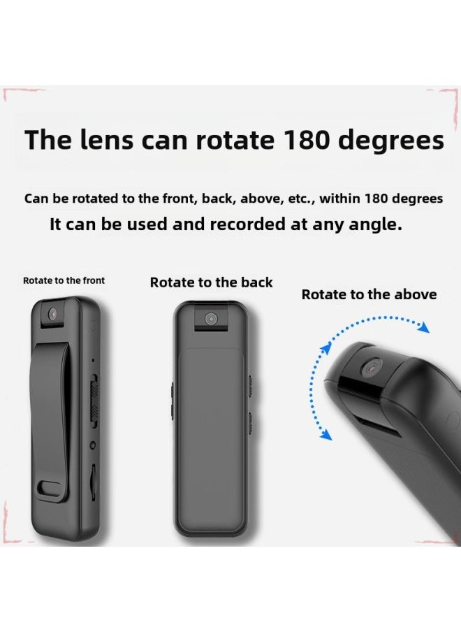 Generic - Portable Recording Camera Professional HD Video Recorder Convenient Large Capacity Video Recorder Recording Pen Motion Camera-Body Color:D3 Ultra-clear Night Vision Version  - Official Standard Configuration - Image 1