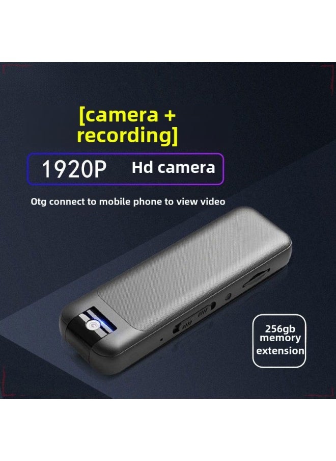 Generic - Portable Recording Camera Professional HD Video Recorder Convenient Large Capacity Video Recorder Recording Pen Motion Camera-Body Color:D3 Ultra-clear Night Vision Version  - Official Standard Configuration - Image 1