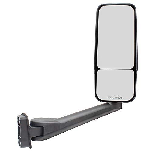 Brock Replacement Passenger Manual Side View Door Mirror Compatible with 2003-2009 Kodiak Topkick Truck 25886101 - Image 2
