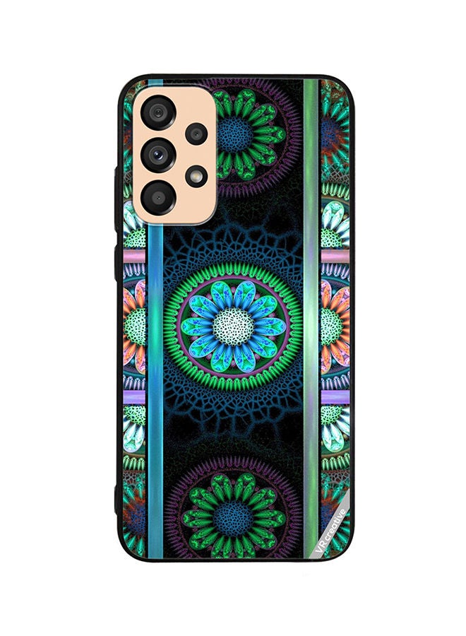 VR CREATIVE Protective Case Cover For Samsung Galaxy A72 Flower Design Multicolour - Image 1
