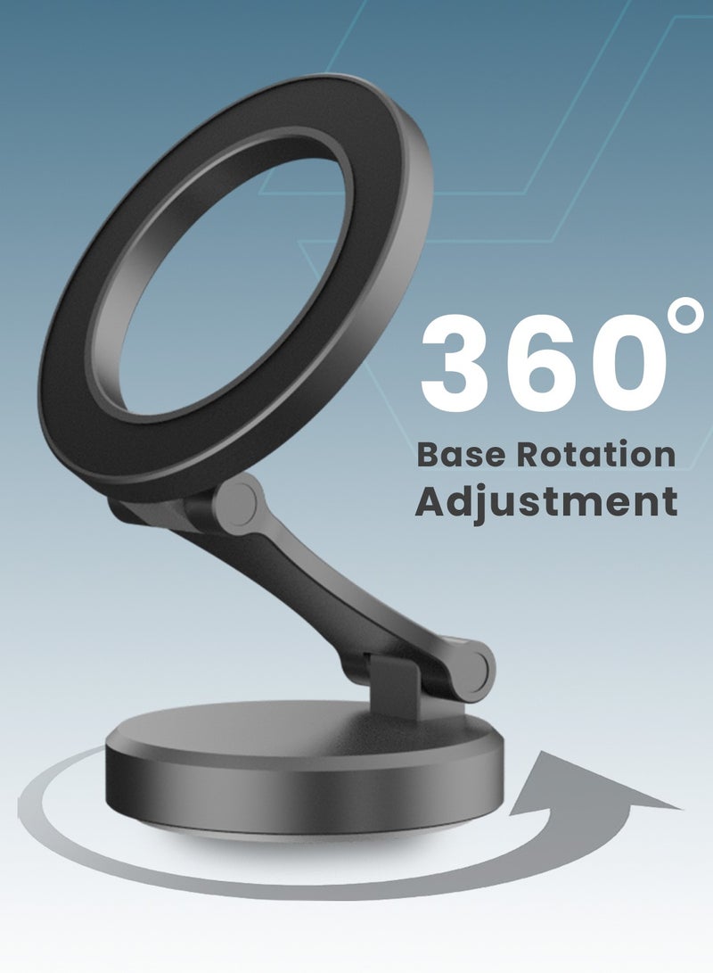 Moxedo Magnet-Snap Car Phone Holder Car Mount,360° Rotation Magnetic Phone Holder for Car, Mobile Holder for Car Accessories Compatible for iPhone 16 15 Pro Max Plus 14 13 12 and All Phones - Image 5