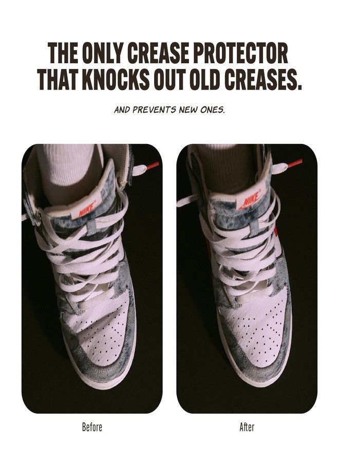 Crease Beast Starter Kit - Memory Foam Shoe Crease Protector - Stops Creases in New & Old Shoes - For Jordan’s, Dunks, Air Force for Youth Sizes 3.5.-7, Women's Sizes 5-8.5 (Small/Medium) - Image 3