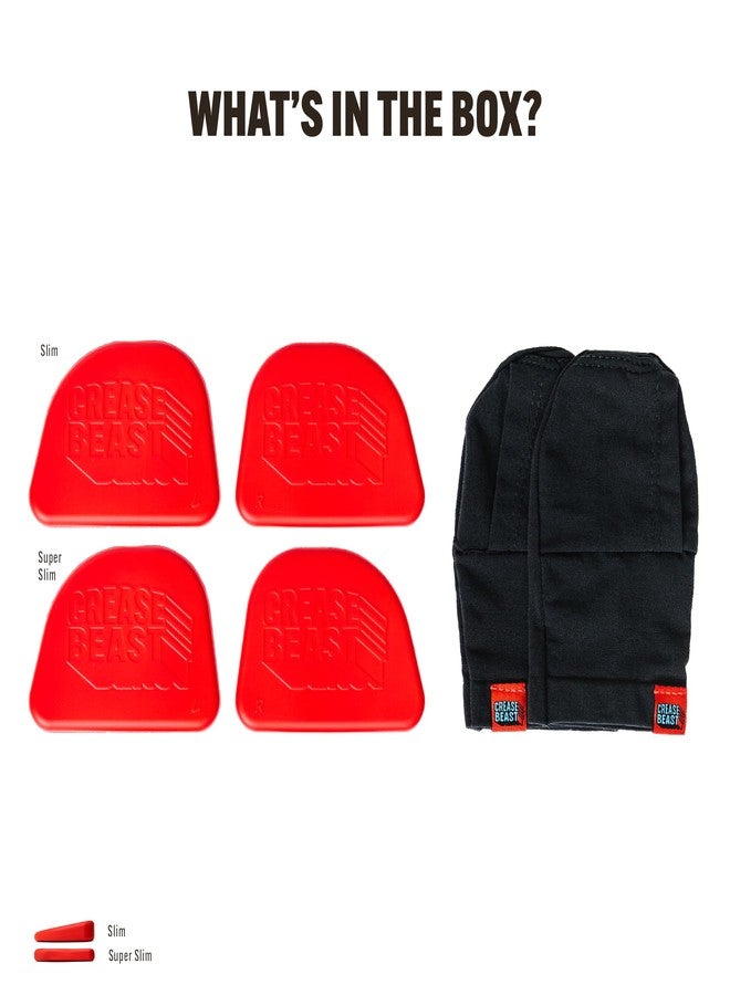 Crease Beast Starter Kit - Memory Foam Shoe Crease Protector - Stops Creases in New & Old Shoes - For Jordan’s, Dunks, Air Force for Youth Sizes 3.5.-7, Women's Sizes 5-8.5 (Small/Medium) - Image 5
