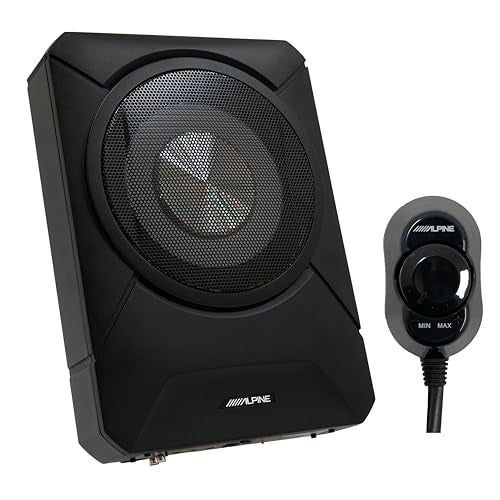 Alpine PWE-S800 8" Compact Powered Subwoofer Enclosure - Image 1